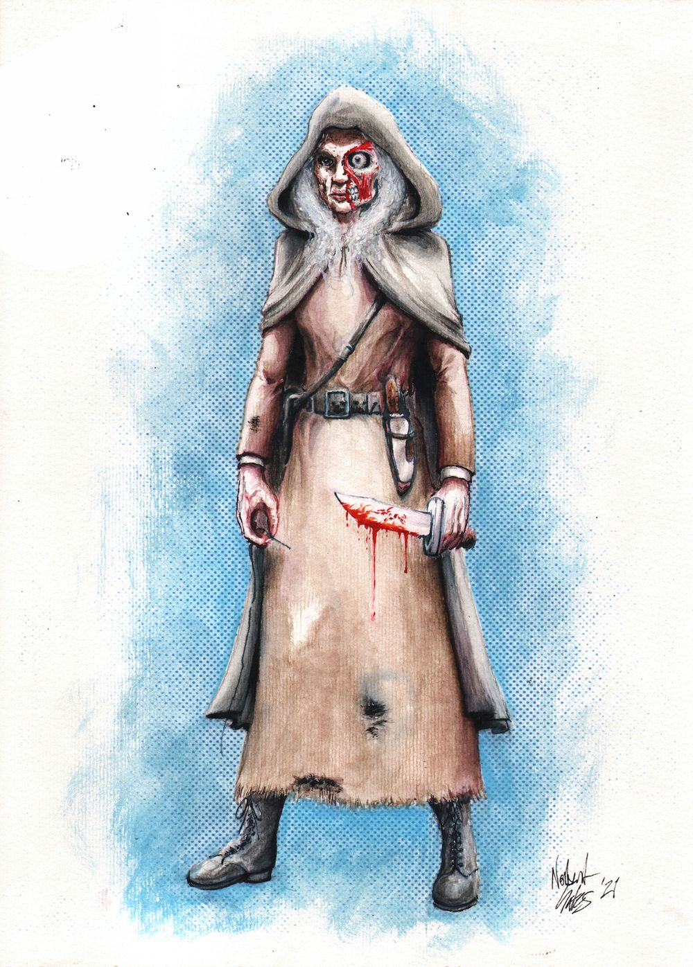 Character design watercolor